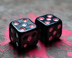 アブストラクトな一点物ダイス